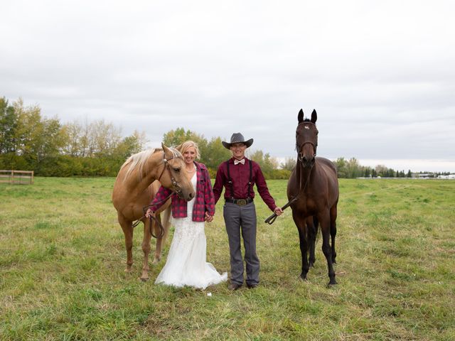 Chalmers and Bell&apos;s wedding in Carstairs, Alberta 2