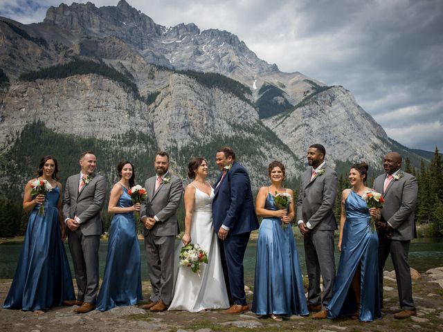 Courtney and Brandon&apos;s wedding in Banff, Alberta 37
