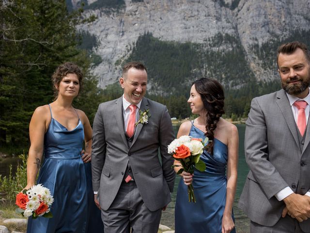 Courtney and Brandon&apos;s wedding in Banff, Alberta 38