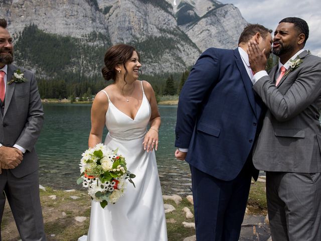 Courtney and Brandon&apos;s wedding in Banff, Alberta 39