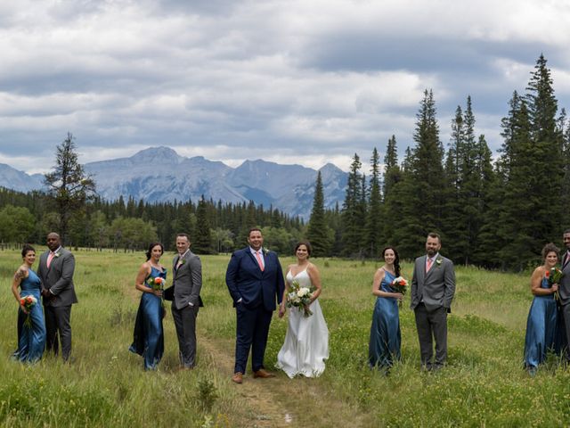 Courtney and Brandon&apos;s wedding in Banff, Alberta 45