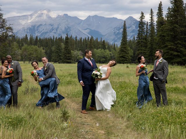 Courtney and Brandon&apos;s wedding in Banff, Alberta 46