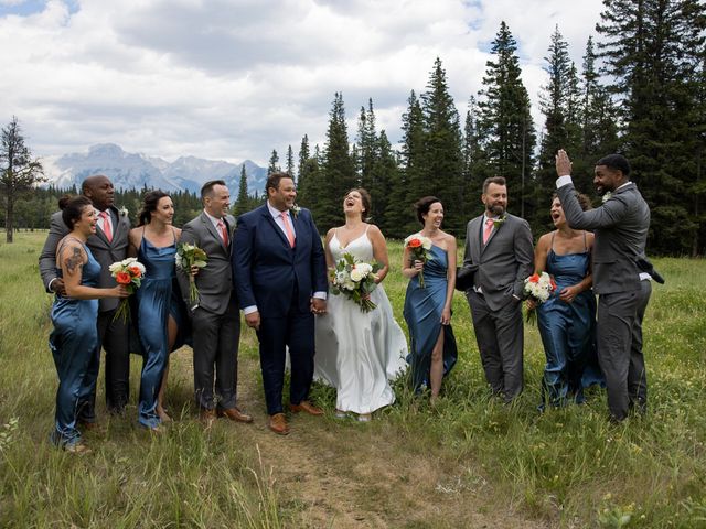 Courtney and Brandon&apos;s wedding in Banff, Alberta 47