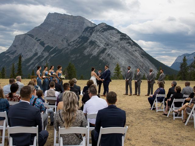 Courtney and Brandon&apos;s wedding in Banff, Alberta 50