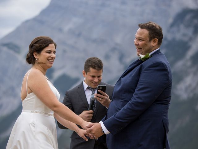 Courtney and Brandon&apos;s wedding in Banff, Alberta 51