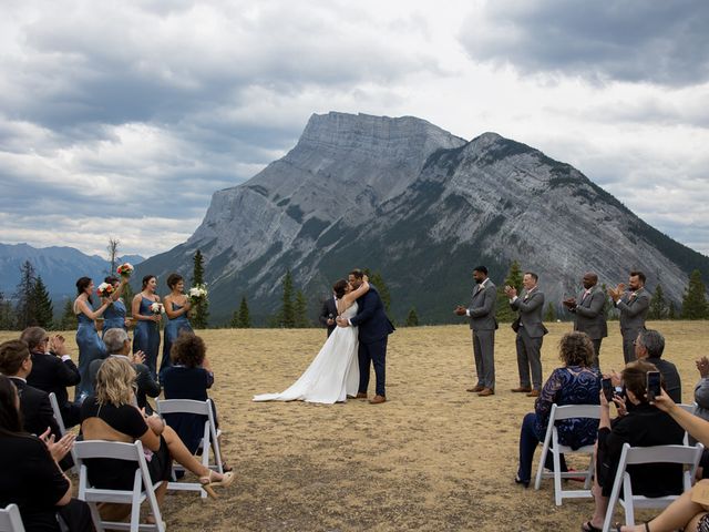 Courtney and Brandon&apos;s wedding in Banff, Alberta 53