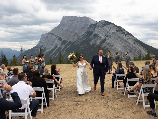 Courtney and Brandon&apos;s wedding in Banff, Alberta 54