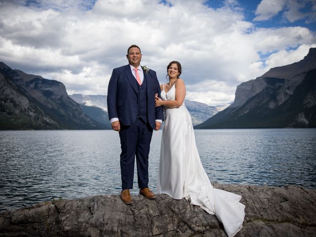 Courtney and Brandon&apos;s wedding in Banff, Alberta 55