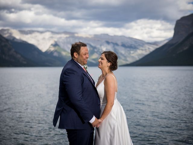 Courtney and Brandon&apos;s wedding in Banff, Alberta 56