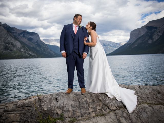 Courtney and Brandon&apos;s wedding in Banff, Alberta 2