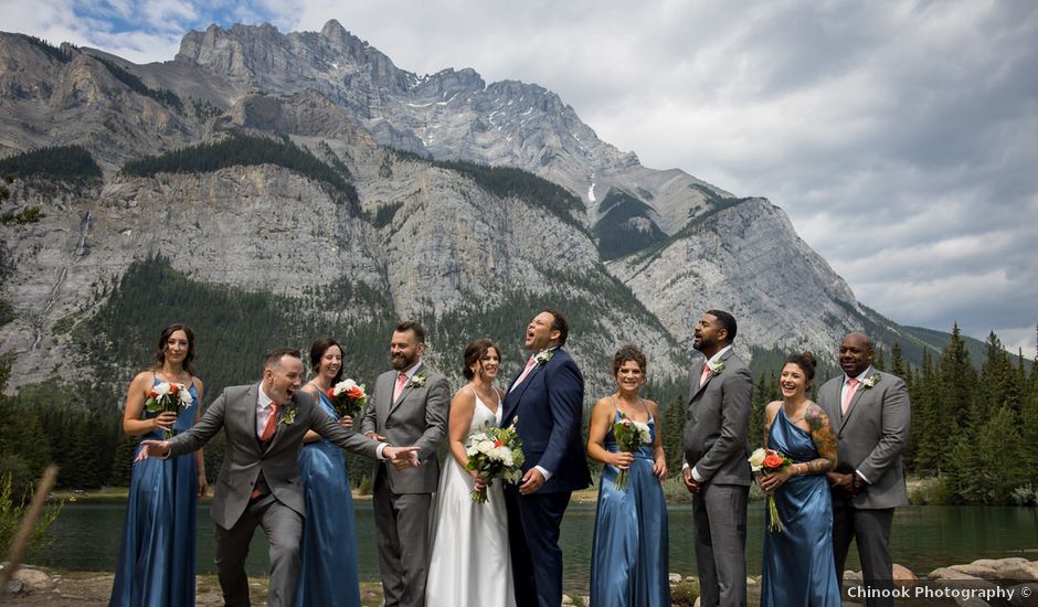 Courtney and Brandon's wedding in Banff, Alberta