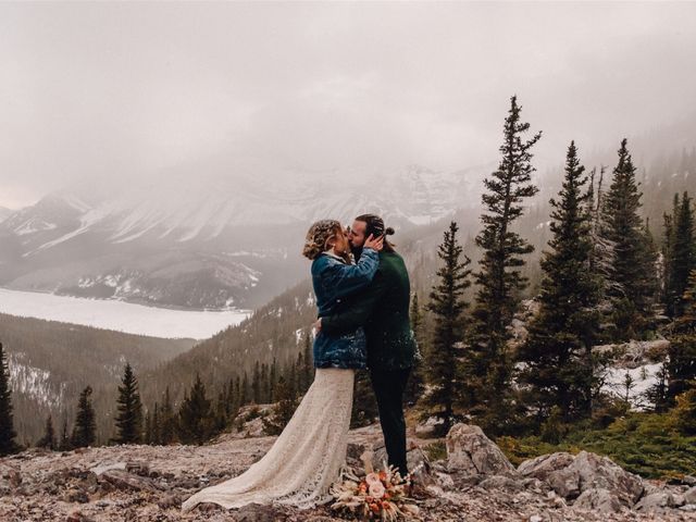 Samuel Toth  and Monika Oliver&apos;s wedding in Canmore, Alberta 2