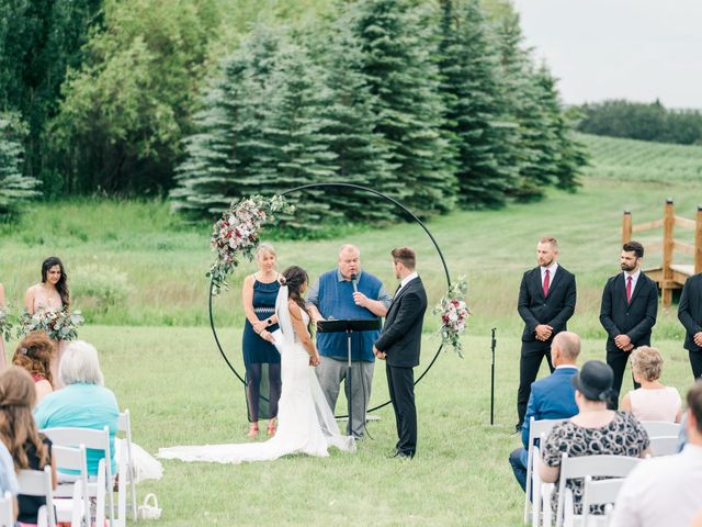 Connor and Hannah&apos;s wedding in Lacombe County, Alberta 52