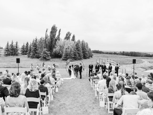 Connor and Hannah&apos;s wedding in Lacombe County, Alberta 53