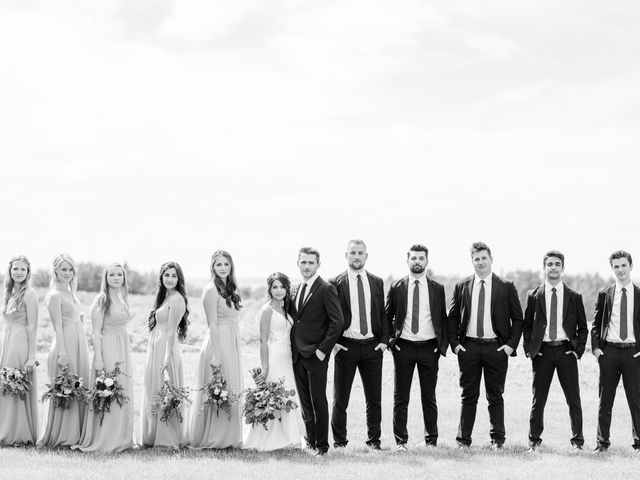Connor and Hannah&apos;s wedding in Lacombe County, Alberta 86