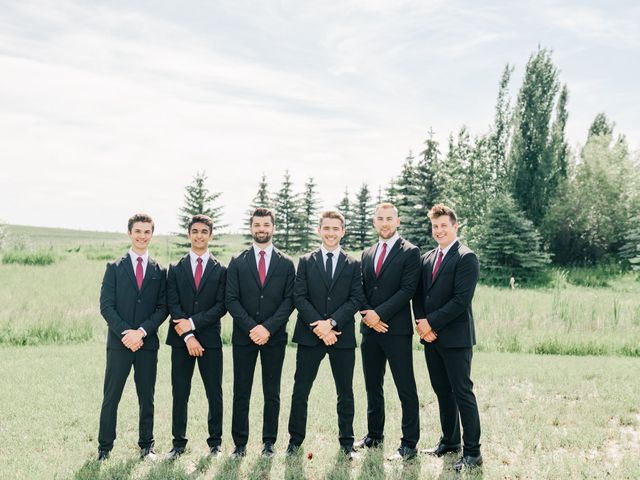 Connor and Hannah&apos;s wedding in Lacombe County, Alberta 113