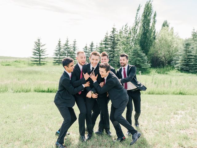 Connor and Hannah&apos;s wedding in Lacombe County, Alberta 116