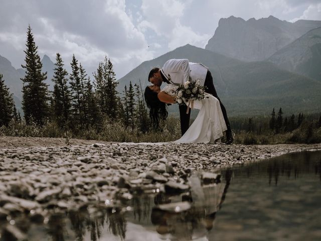 Karl and Caley&apos;s wedding in Canmore, Alberta 1