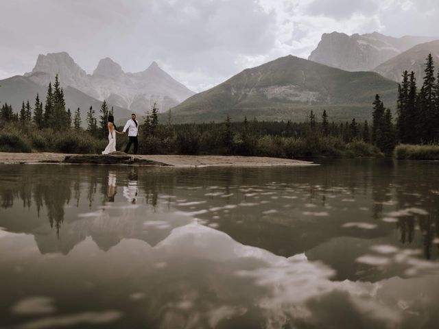 Karl and Caley&apos;s wedding in Canmore, Alberta 7