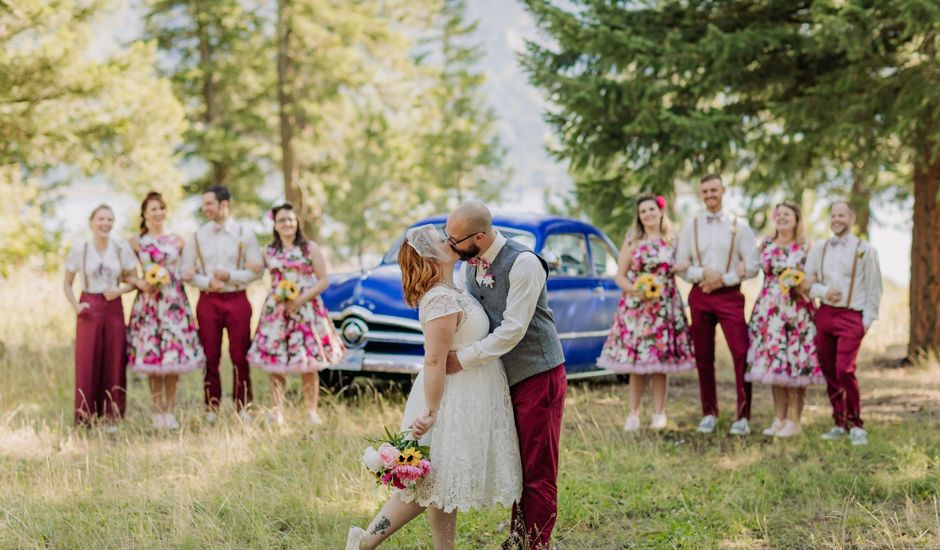 Matthew and Courtney's wedding in Chase, British Columbia