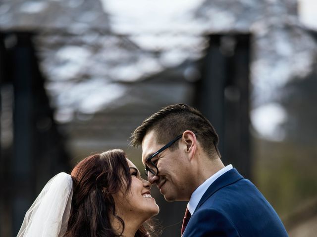 Tamara and Troy&apos;s wedding in Canmore, Alberta 3