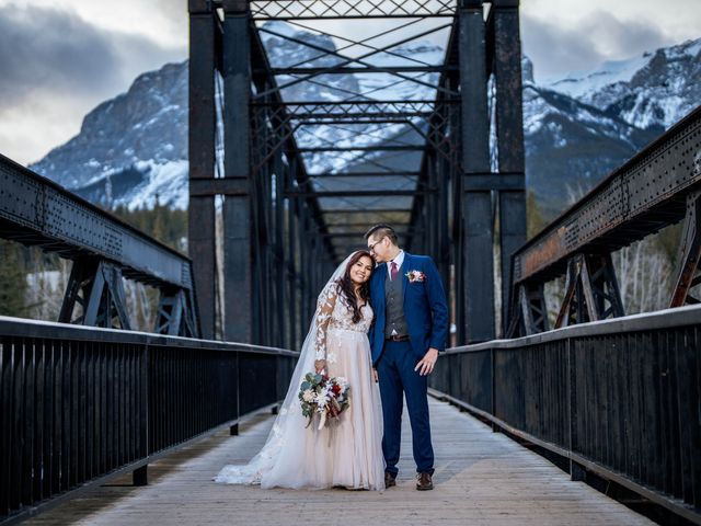 Tamara and Troy&apos;s wedding in Canmore, Alberta 19