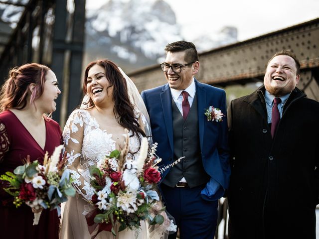 Tamara and Troy&apos;s wedding in Canmore, Alberta 21