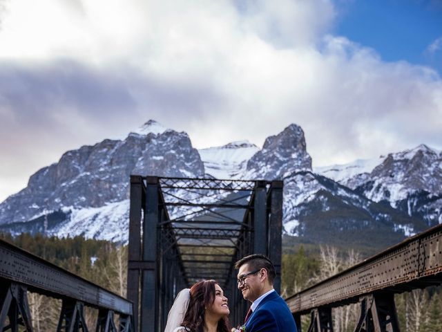 Tamara and Troy&apos;s wedding in Canmore, Alberta 27