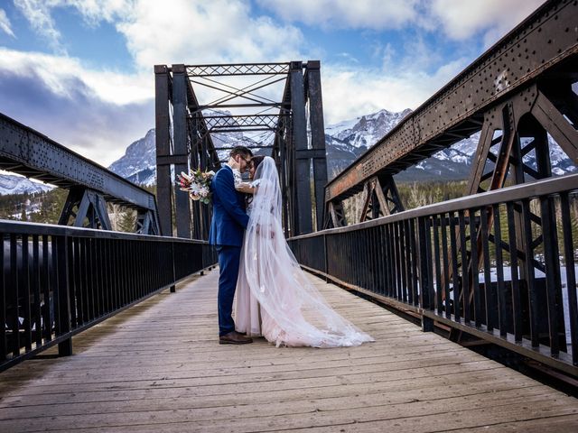 Tamara and Troy&apos;s wedding in Canmore, Alberta 28