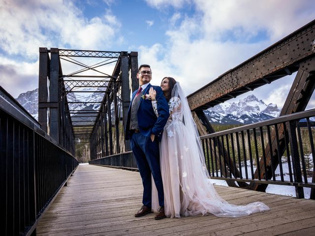Tamara and Troy&apos;s wedding in Canmore, Alberta 29