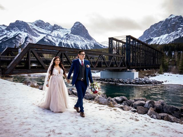 Tamara and Troy&apos;s wedding in Canmore, Alberta 2