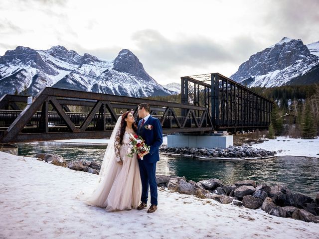 Tamara and Troy&apos;s wedding in Canmore, Alberta 32