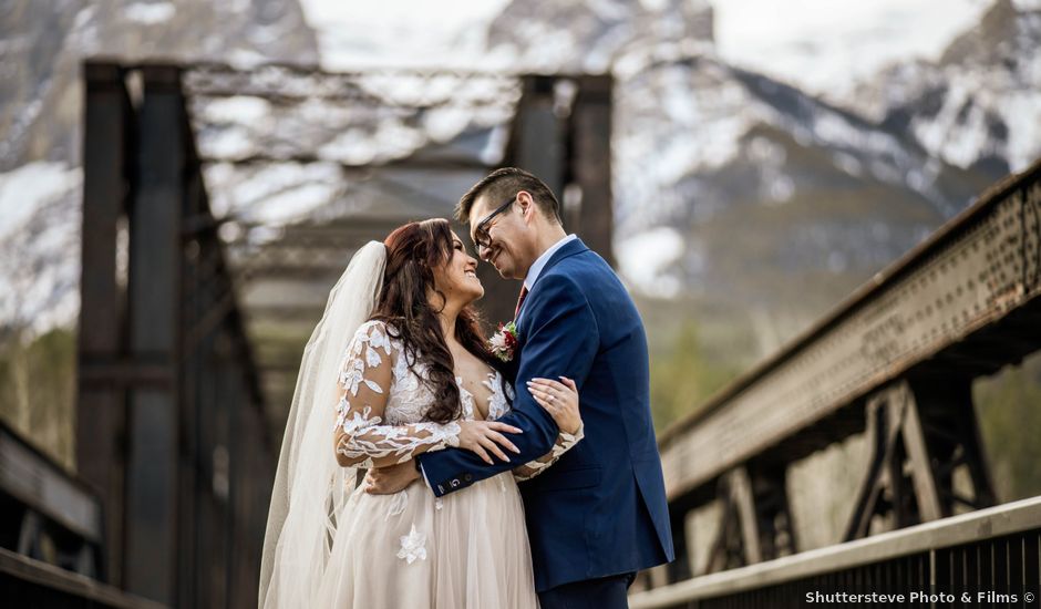 Tamara and Troy's wedding in Canmore, Alberta