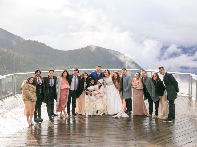 Frances Verzosa and Christian Wong&apos;s wedding in Squamish, British Columbia 48