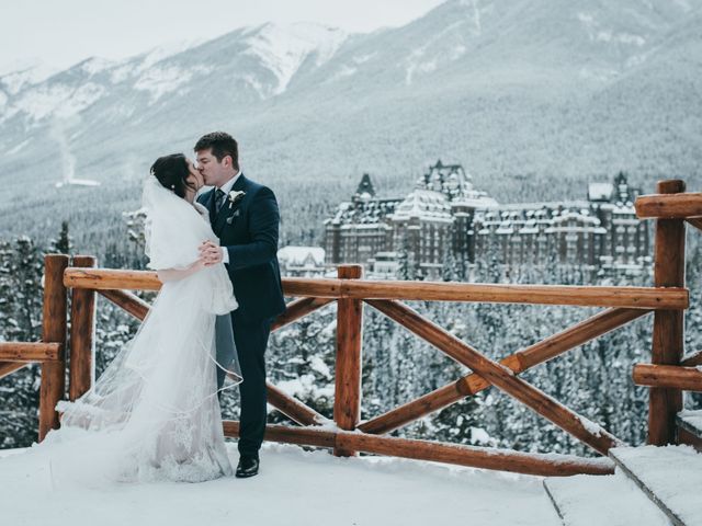 Cortland and Amanda&apos;s wedding in Banff, Alberta 2