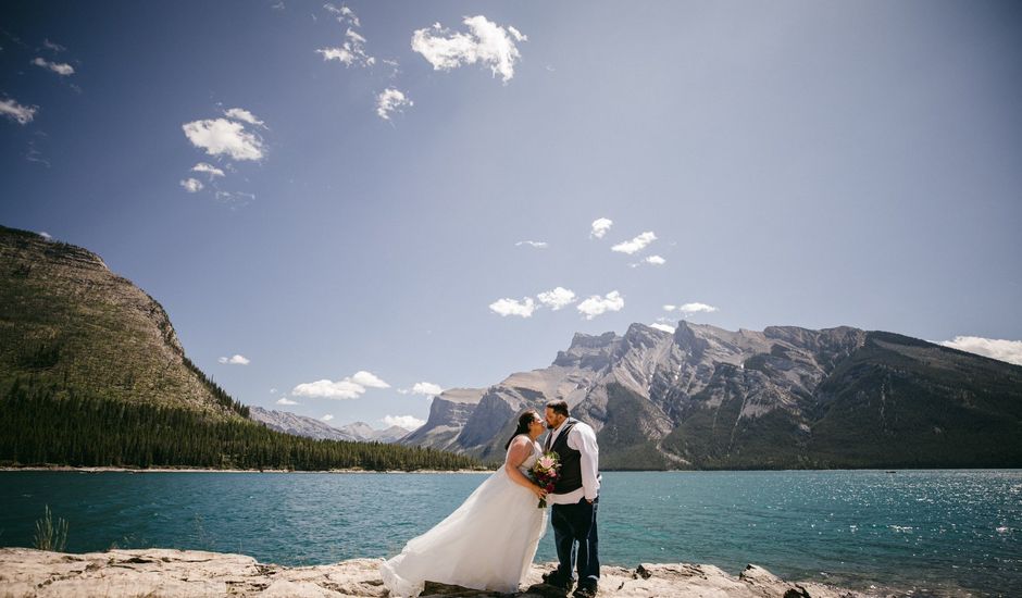Travis and Kirstyn's wedding in Banff, Alberta