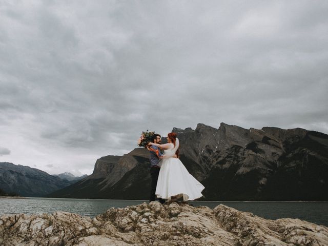 Graham and Sydne&apos;s wedding in Canmore, Alberta 6