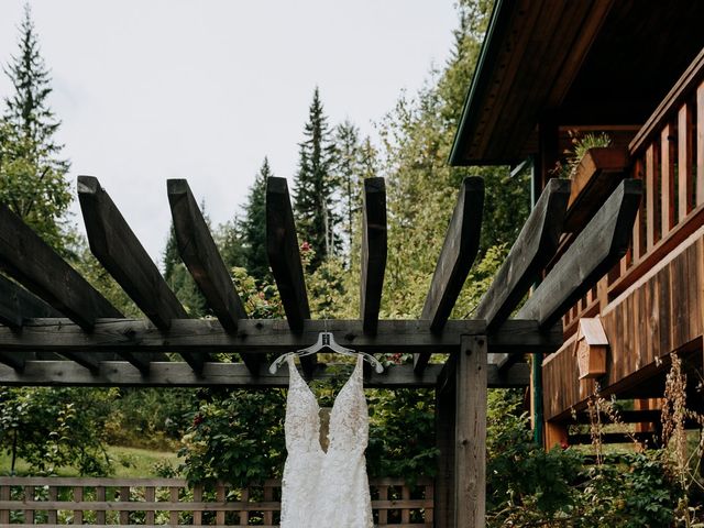 Derrick and Chelsea's wedding in Golden, British Columbia 3