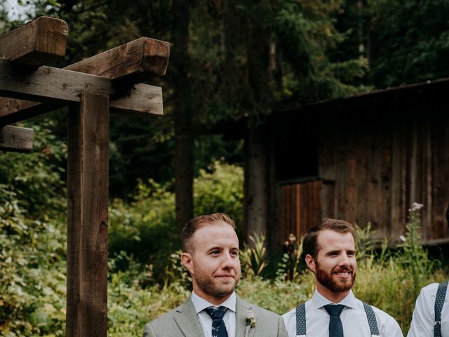 Derrick and Chelsea's wedding in Golden, British Columbia 15