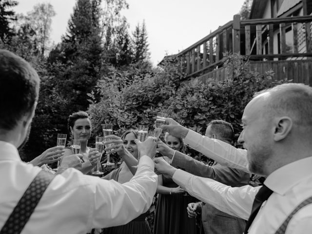 Derrick and Chelsea's wedding in Golden, British Columbia 18
