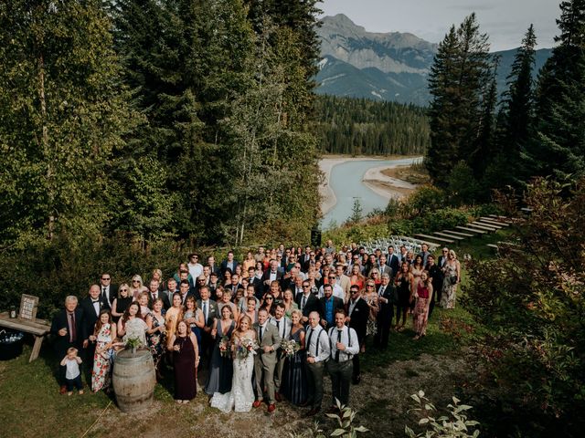Derrick and Chelsea's wedding in Golden, British Columbia 19