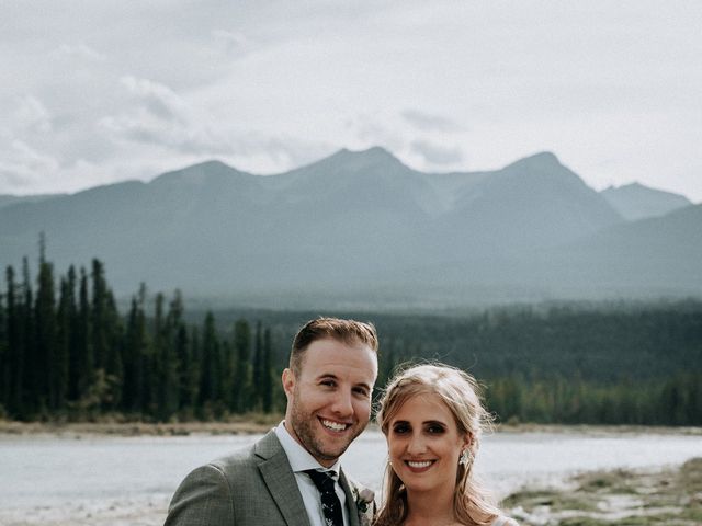 Derrick and Chelsea's wedding in Golden, British Columbia 1