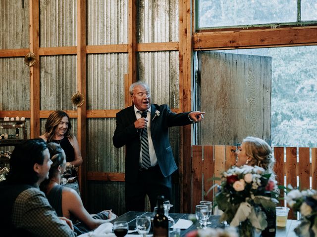 Derrick and Chelsea's wedding in Golden, British Columbia 32