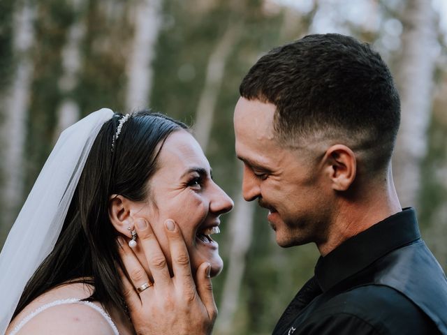 bradon and Jacey's wedding in Debolt, Alberta 3