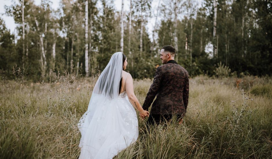 bradon and Jacey's wedding in Debolt, Alberta