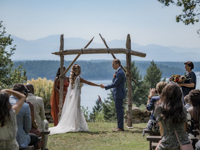 Jan and Kanika&apos;s wedding in Galiano, British Columbia 20