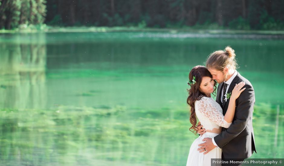 Justin and Mackenzie's wedding in Golden, British Columbia