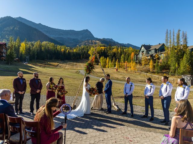 Nico and Meaghan&apos;s wedding in Fernie, British Columbia 23