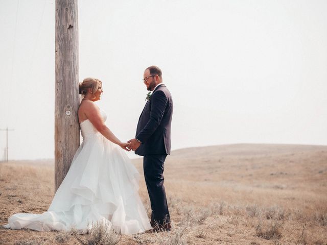 Ethan and Leah&apos;s wedding in Tilley, Alberta 9