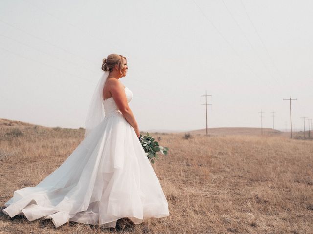 Ethan and Leah&apos;s wedding in Tilley, Alberta 11